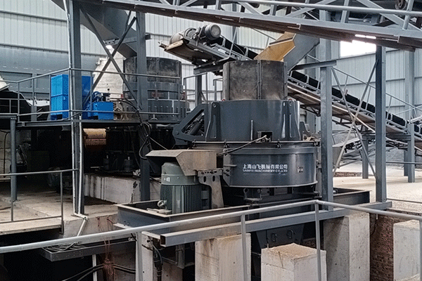 Shandong Laiyang 100 tons per hour weathering stone sand production line